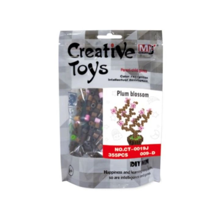 Koraliki do prasowania Wersja 3D, Szablon Kwitnące Drzewo, Saszetka, Prasowanka