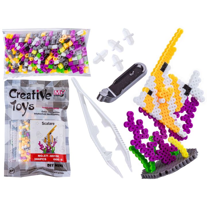 Koraliki do prasowania Wersja 3D, Szablon RYBKA, RAFA KORALOWA, Saszetka, Prasowanka