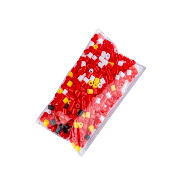 Koraliki do prasowania Wersja 3D, Szablon JABŁKO Owoce, Saszetka, Prasowanka