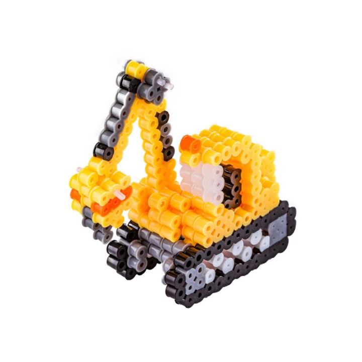 Koraliki do prasowania Wersja 3D, KOPARKA MŁOT, Saszetka, Prasowanka