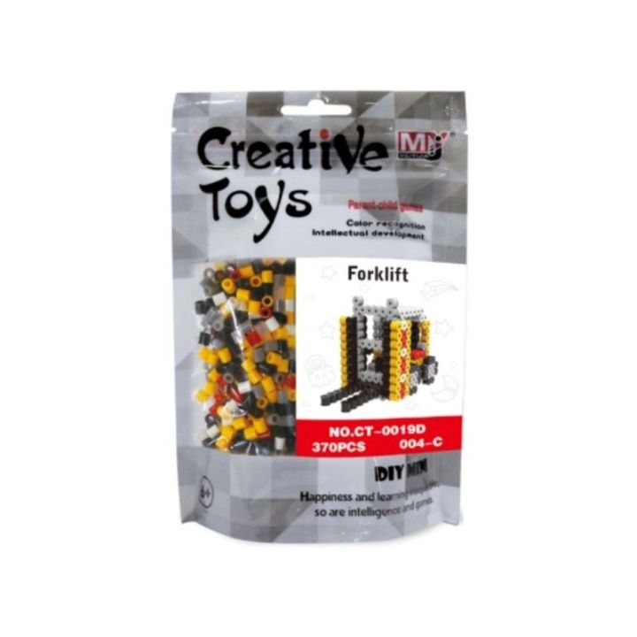 Koraliki do prasowania Wersja 3D, WÓZEK WIDŁOWY, WIDLAK, Saszetka, Prasowanka