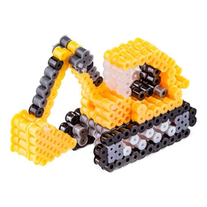 Koraliki do prasowania Wersja 3D, KOPARKA, Saszetka, Prasowanka