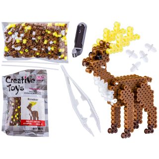 Koraliki do prasowania Wersja 3D, JELONEK, JELEŃ, Saszetka, Prasowanka