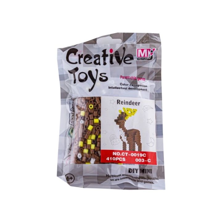 Koraliki do prasowania Wersja 3D, JELONEK, JELEŃ, Saszetka, Prasowanka