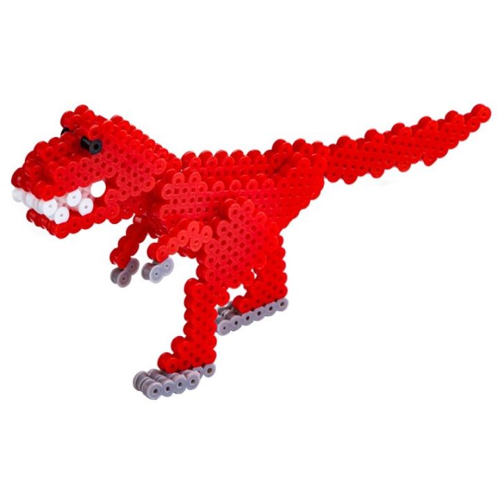 Koraliki do prasowania Wersja 3D, TYRANOZAUR, T-REX, DINOZAUR, Saszetka, Prasowanka