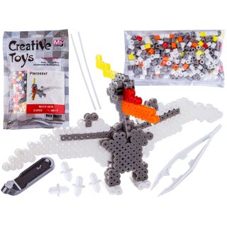 Koraliki do prasowania Wersja 3D, PTERODAKTYL, DINOZAUR, Saszetka, Prasowanka