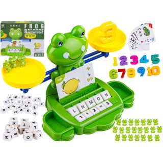 Gra Nauka Liczenia Oraz Angielskiego - Równoważnia Waga Szalkowa Żabka Żaba - Frog Balance