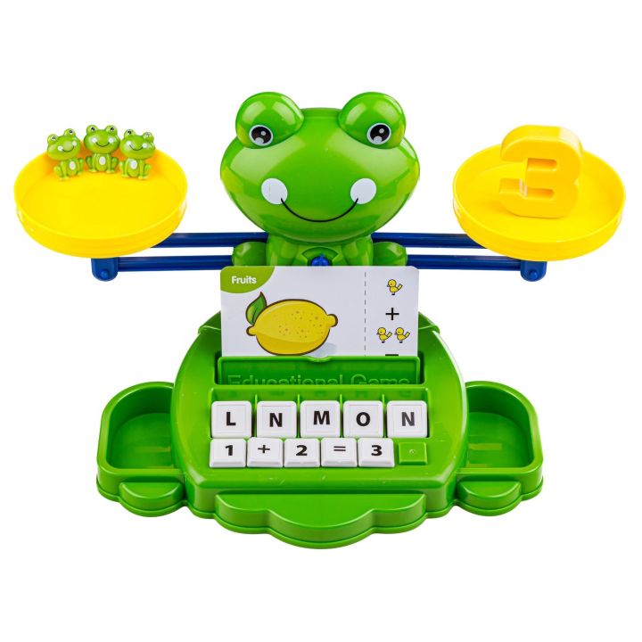 Gra Nauka Liczenia Oraz Angielskiego - Równoważnia Waga Szalkowa Żabka Żaba - Frog Balance
