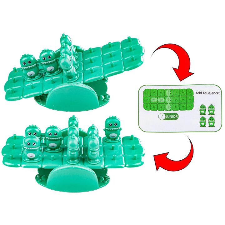 Edukacyjna Gra Matematyczna Logiczna Balansujące Potworki, Równoważnia, Huśtawka MONSTER