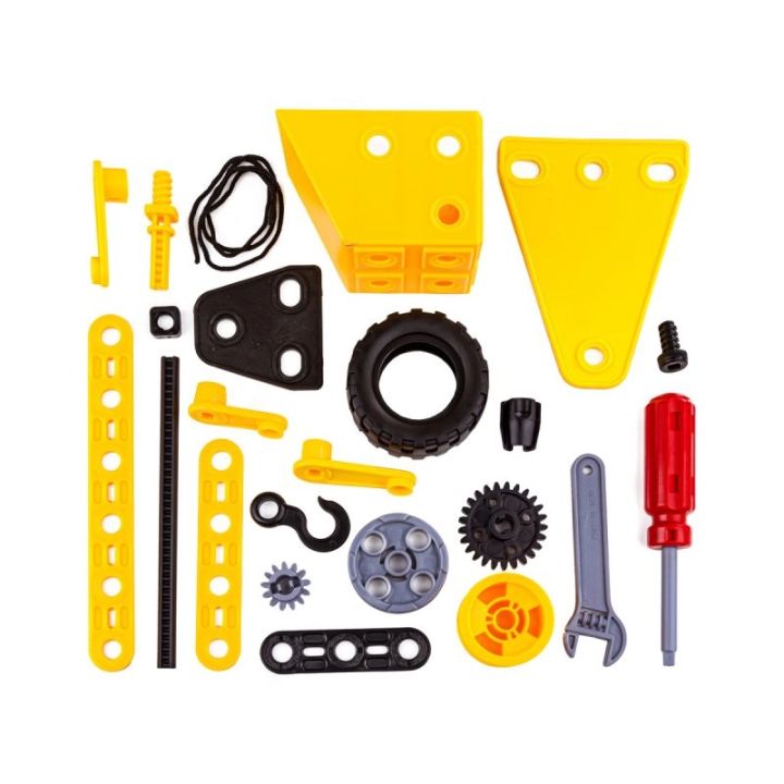 Klocki Konstrukcyjne, Maszyny, Pojazdy Budowlane, Auto, Samochód Do Rozkręcania I Skręcania 8w1