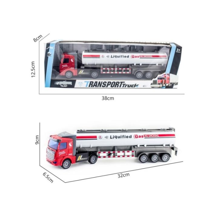 Ciężarówka, Naczepa - Cysterna, Tir Z Przyczepą 1:48