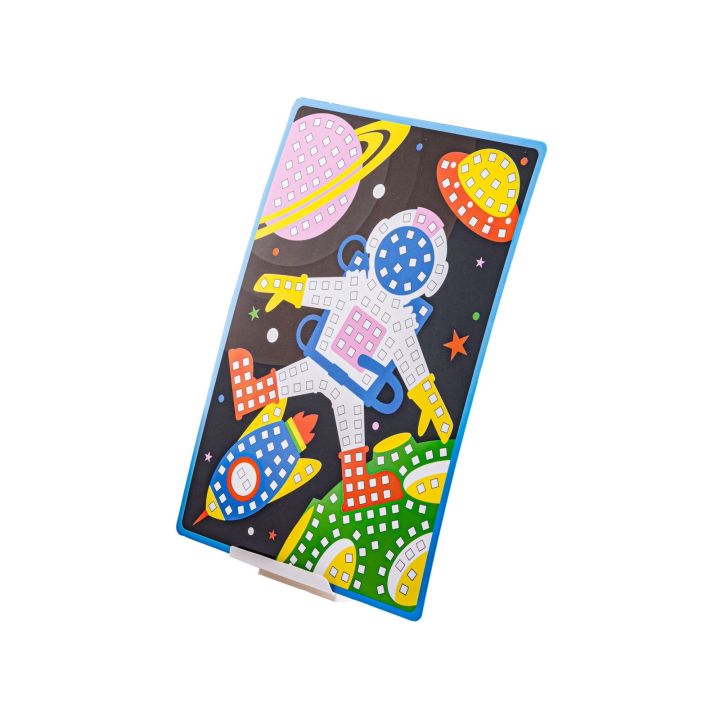 Kreatywna Układanka, Mozaika, Kolaż Klocki DIY