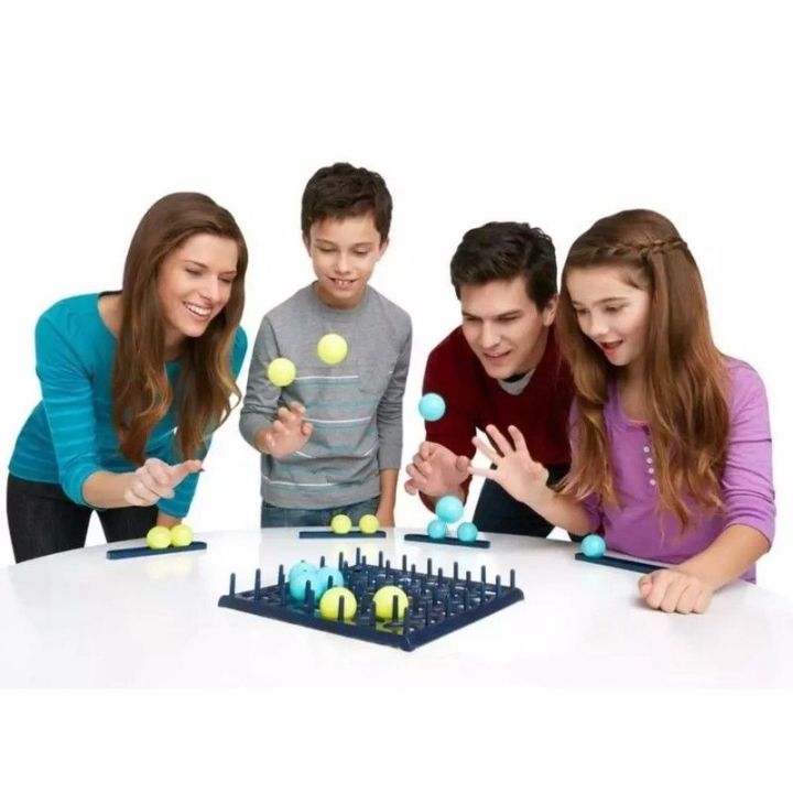 Rodzinna Gra Zręcznościowa BOUNCE GAME, Układanka, Karty, Piłeczki