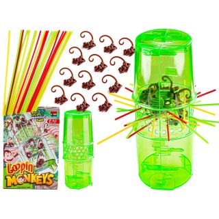 Gra Zręcznościowa Typu Bierki, Loopin Monkeys, SPADAJĄCE MAŁPKI