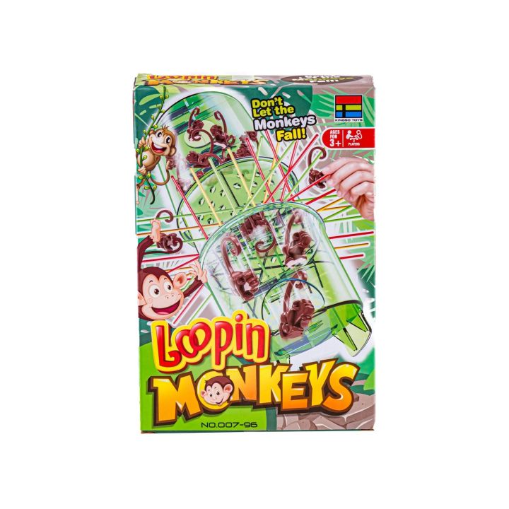 Gra Zręcznościowa Typu Bierki, Loopin Monkeys, SPADAJĄCE MAŁPKI