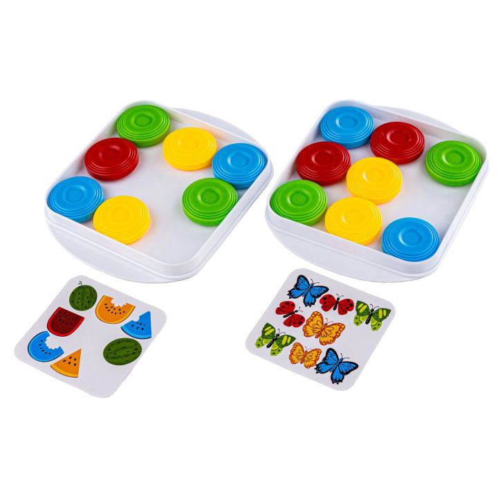 Gra Logiczna SZYBKIE KRĄŻKI Puck Puzzle Karty, Dzwonek, Zręcznościowa