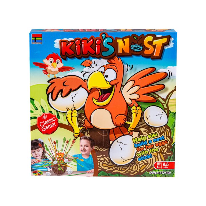 Zręcznościowa Gra Typu Bierki KIKI'S NEST Zbuduj Gniazdo Kurczaka