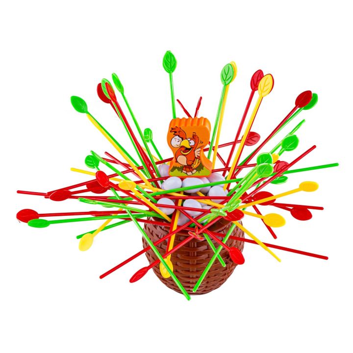 Zręcznościowa Gra Typu Bierki KIKI'S NEST Zbuduj Gniazdo Kurczaka