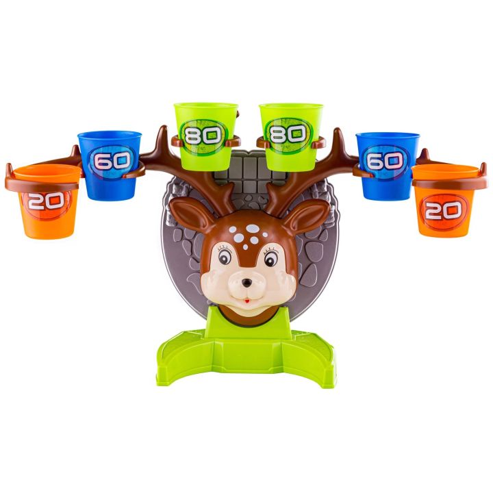 Gra Zręcznościowa Rzucanie Piłeczką Piłką Do Kosza Do Celu, Jelonek + Akcesoria,  Deer Bounce Game