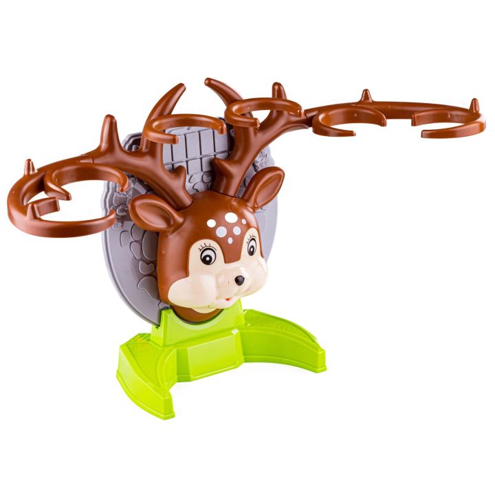 Gra Zręcznościowa Rzucanie Piłeczką Piłką Do Kosza Do Celu, Jelonek + Akcesoria,  Deer Bounce Game