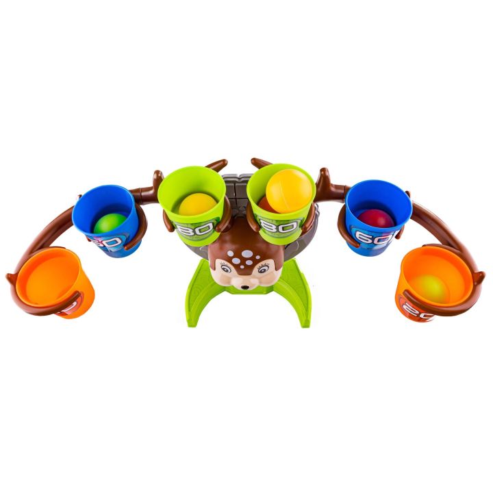 Gra Zręcznościowa Rzucanie Piłeczką Piłką Do Kosza Do Celu, Jelonek + Akcesoria,  Deer Bounce Game