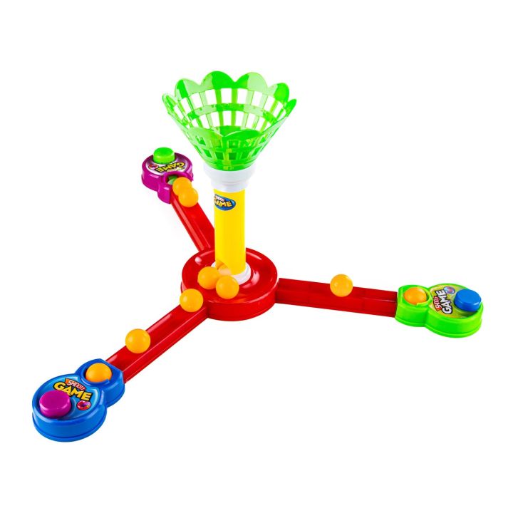 Gra Zręcznościowa Skaczące Kulki, Piłeczki, Rzut Do Kosza Pchełki