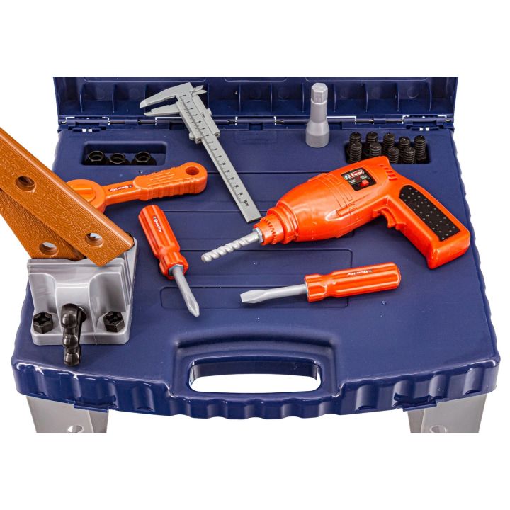 Warsztat Stolarski w Walizce dla Dzieci – Zestaw narzędzi dla małego majsterkowicza | Odkrywanie świata rzemiosła