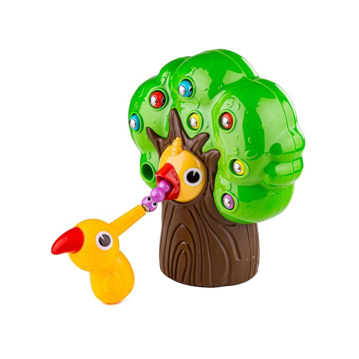 Gra zręcznościowa, Magnetyczny Dzięcioł I Robaczki - DRZEWKO Złap Robaczka  NOWA WERSJA