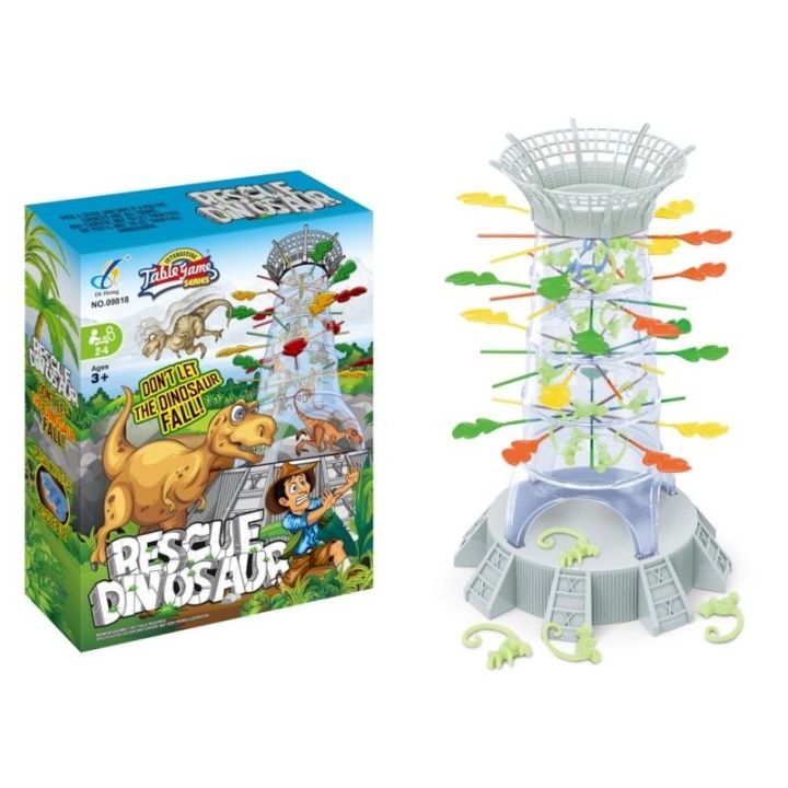 Gra Rodzinna Typu Bierki - Spadające Dinozaury Małpki