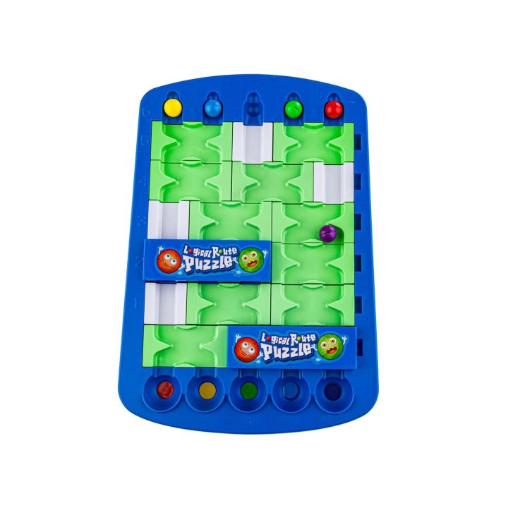 Edukacyjna, Logiczna Gra, Układanka, Puzzle, Tor Dla Kulek