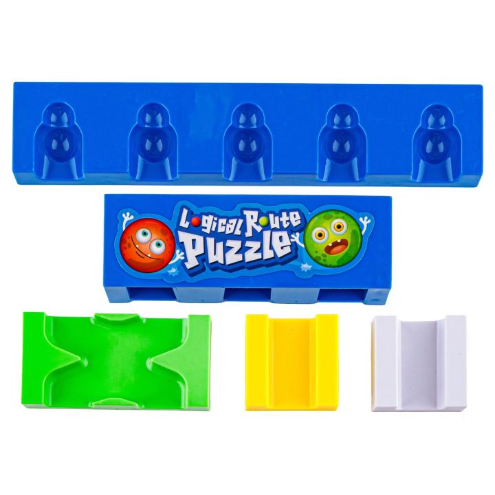 Edukacyjna, Logiczna Gra, Układanka, Puzzle, Tor Dla Kulek