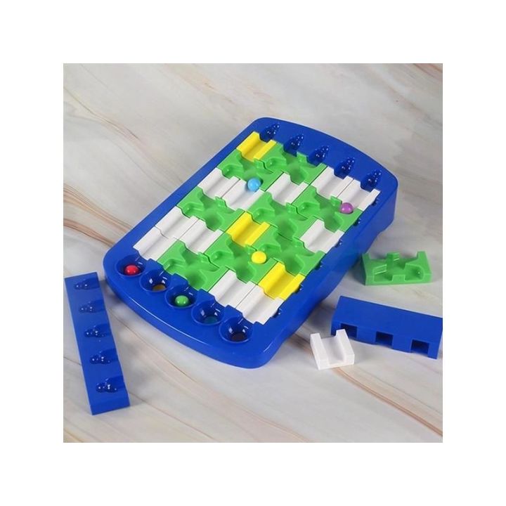 Edukacyjna, Logiczna Gra, Układanka, Puzzle, Tor Dla Kulek
