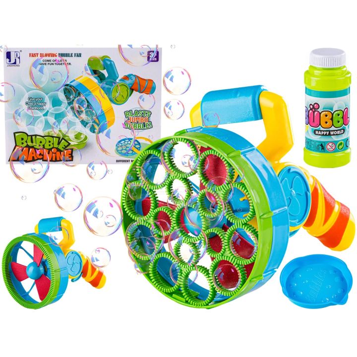 Maszynka Automat Do Puszczania Baniek Mydlanych, Bańki Mydlane, Płyn, Wiatrak