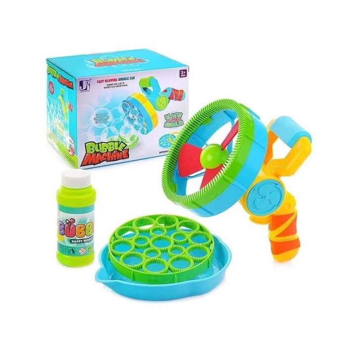 Maszynka Automat Do Puszczania Baniek Mydlanych, Bańki Mydlane, Płyn, Wiatrak