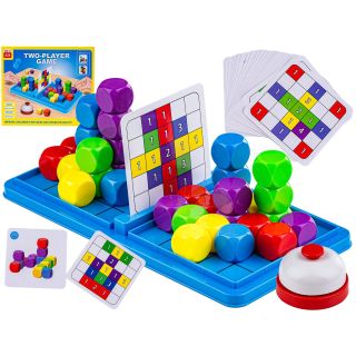 Logiczna Gra Na Refleks Klocki Karty Fiszki Two Player Game DWÓCH GRACZY