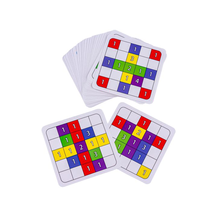 Logiczna Gra Na Refleks Klocki Karty Fiszki Two Player Game DWÓCH GRACZY