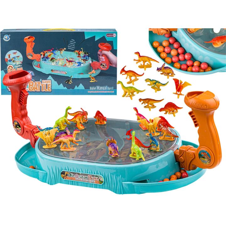 Zręcznościowa gra Wojna Dinozaurów Dinosaur Battle Game Zbij Dinozaura