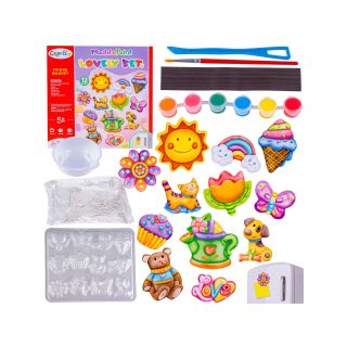 Kreatywny Zestaw Stwórz Magnes, Odlew DIY SŁODKI ZESTAW 12 Elementów Zrób To Sam