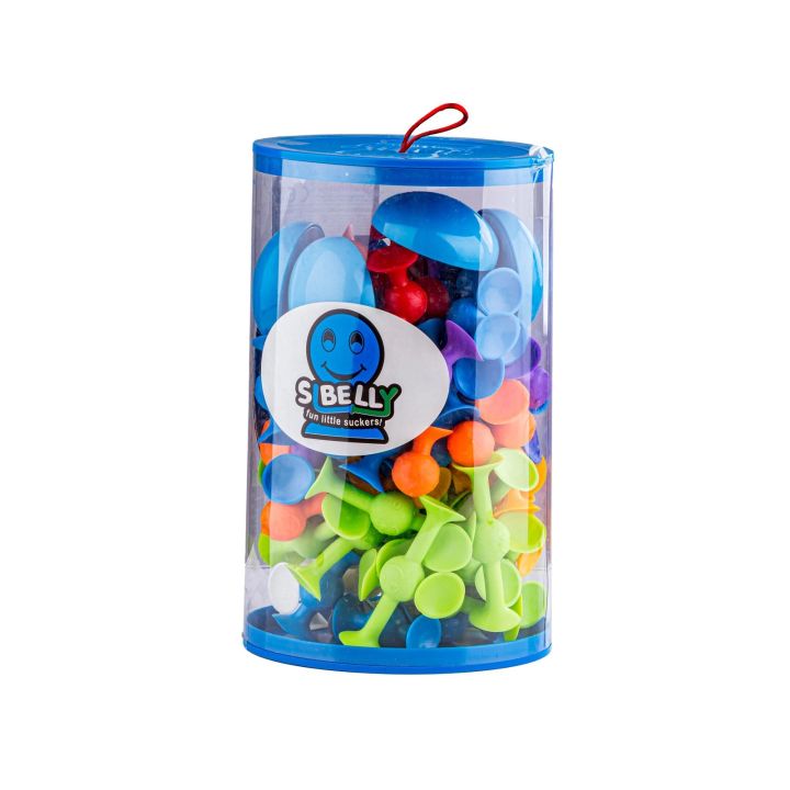 Klocki Konstrukcyjne, Kolorowe DUŻE XXL Przyssawki, Wesołe Buźki 76 Sztuk