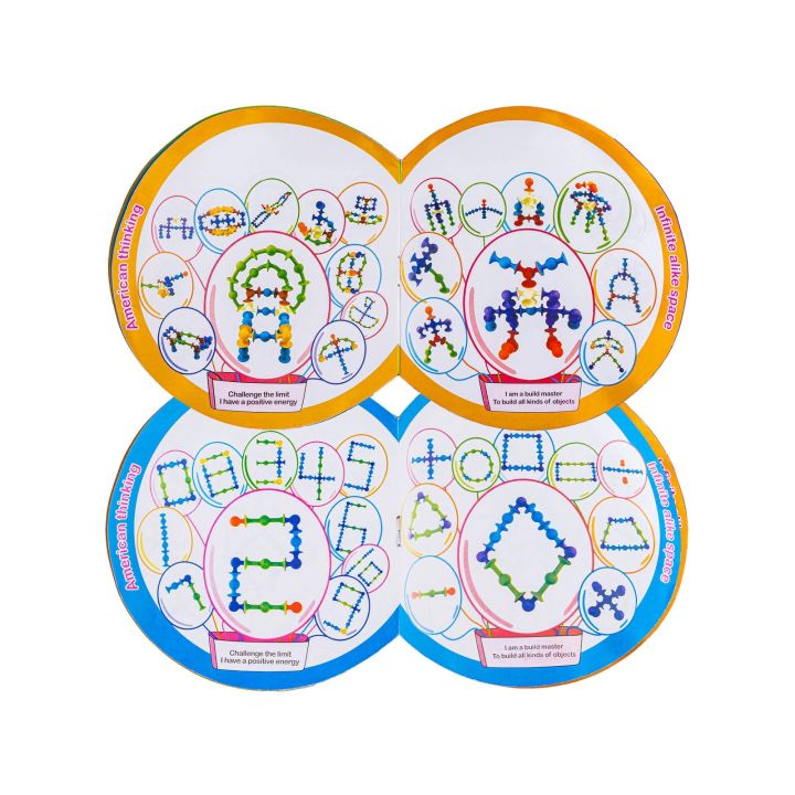 Klocki Konstrukcyjne, Kolorowe DUŻE XXL Przyssawki, Wesołe Buźki 76 Sztuk