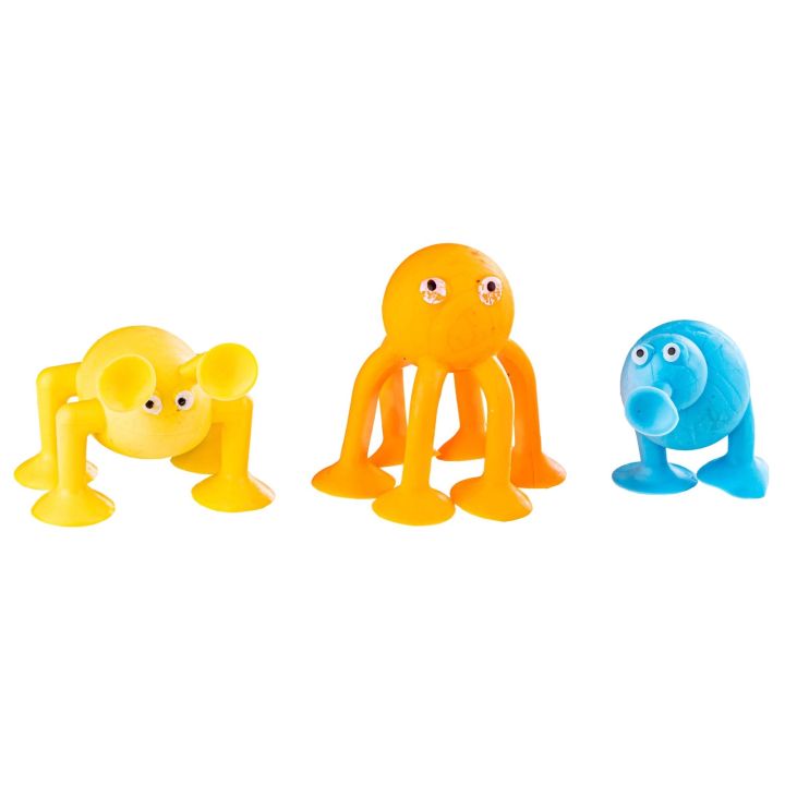 Klocki Konstrukcyjne, Kolorowe Przyssawki, Wesołe Buźki 39 Sztuk