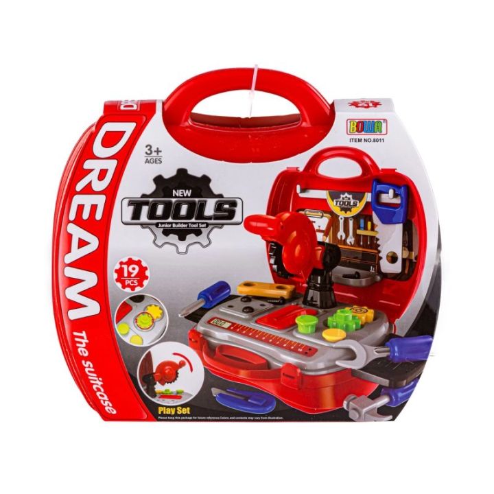 Warsztat stolarski w walizce - Piła, Młotek, Narzędzia