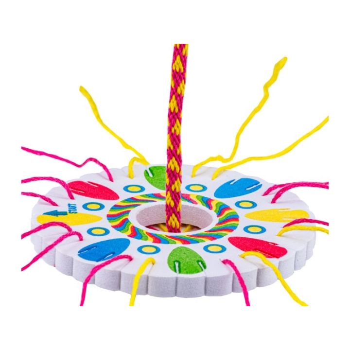 Zestaw Do Tworzenia Biżuterii, Bransoletek, Krosno, Koraliki, Nitki + Akcesoria