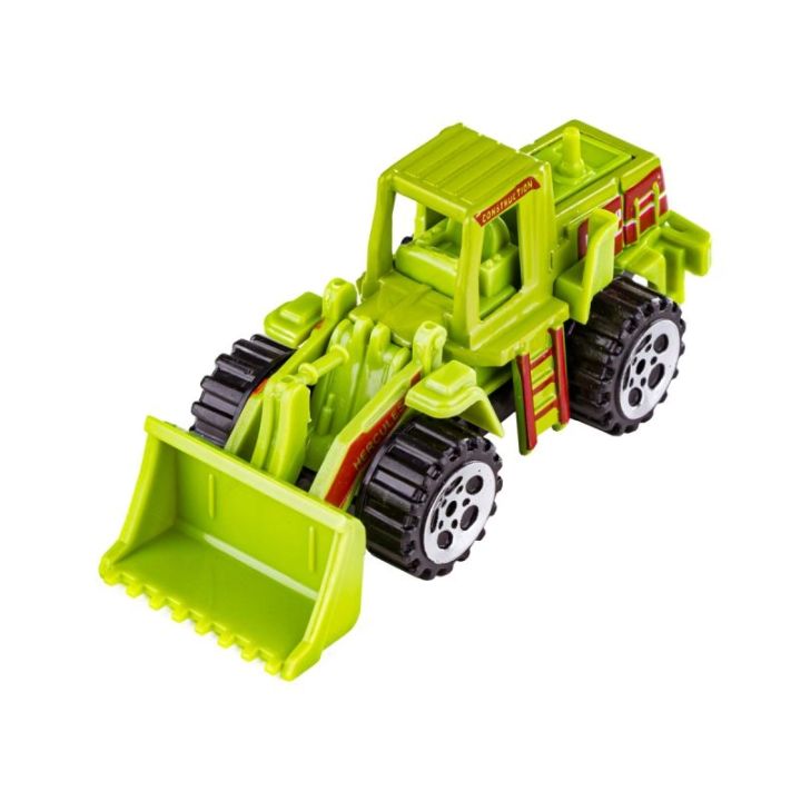 Metalowe Pojazdy Budowlane, Auta, Resoraki 6 Sztuk Zestaw