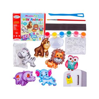 Kreatywny Zestaw Stwórz Magnes, Odlew DIY DZIKIE ZWIERZĘTA Zrób To Sam