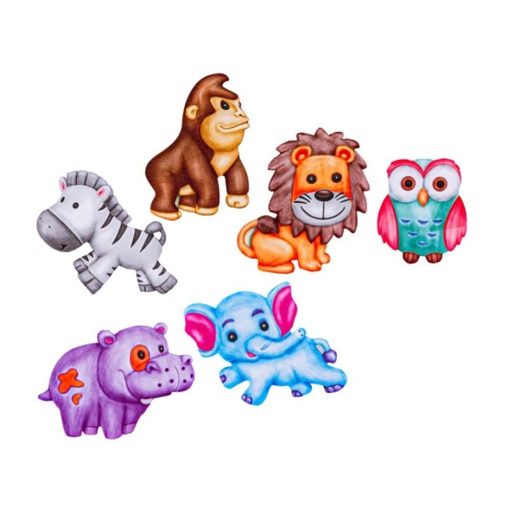 Kreatywny Zestaw Stwórz Magnes, Odlew DIY DZIKIE ZWIERZĘTA Zrób To Sam