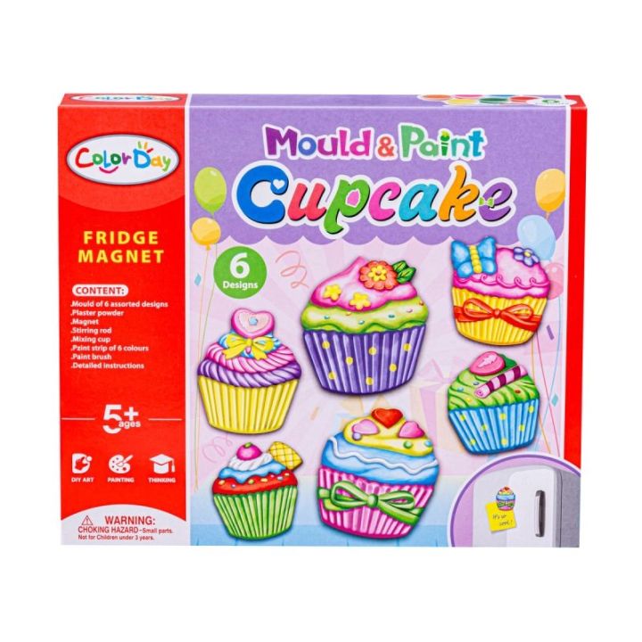 Kreatywny Zestaw Stwórz Magnes, Odlew DIY BABECZKI, MUFFINKI Zrób To Sam