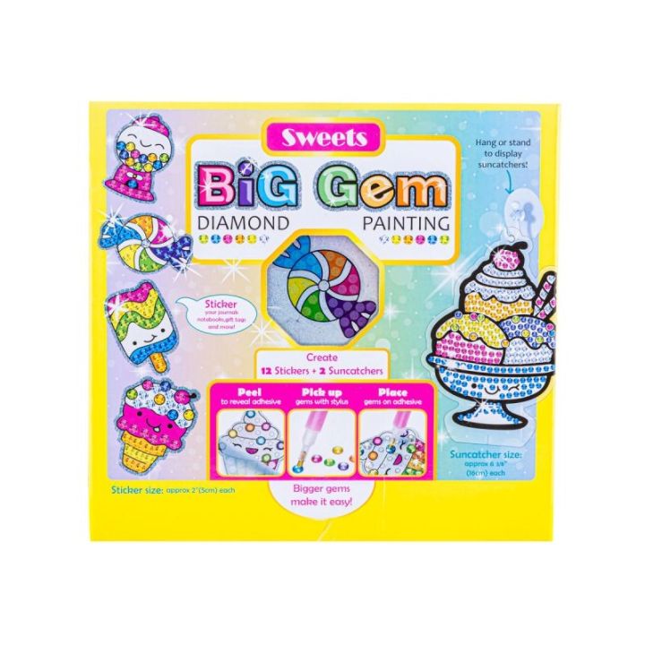 Haft Diamentowy Mozaika Diamentowa Naklejki Mozaika SŁODYCZE