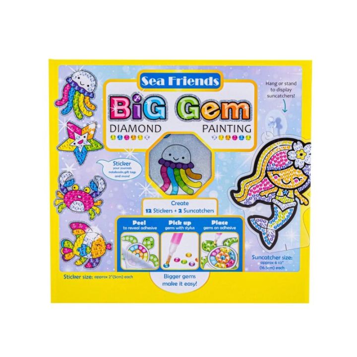 Haft Diamentowy Mozaika Diamentowa Naklejki Mozaika SYRENKI, MORSKIE ZWIERZĘTA