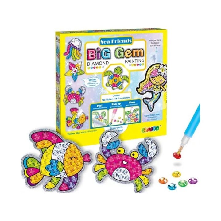 Haft Diamentowy Mozaika Diamentowa Naklejki Mozaika SYRENKI, MORSKIE ZWIERZĘTA